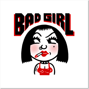 Bad Girl Posters and Art